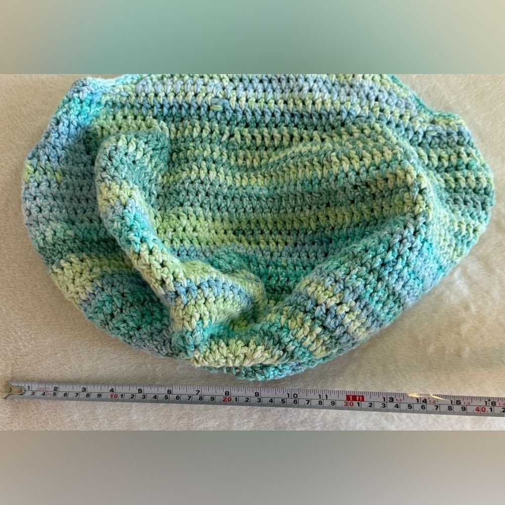 Beautiful Handmade Multicolor Crochet Hobo Bag - Picture 7 of 7